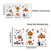 Pegatinas de pared con diseño de calabaza y araña de Halloween para comercio exterior transfronterizo de Amazon, decoración para dormitorio, sala de estar