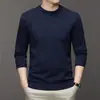 Suéter de punto de comercio exterior transfronterizo de otoño e invierno para hombre, estilo coreano, corte ajustado para hombre, manga larga, jersey de punto básico al por mayor
