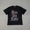 Serie de camisetas de moda de alta calidad para la calle, de manga corta, con estampado de logo de letras, cuello redondo, unisex, al por mayor para comercio exterior