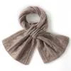Suéter de Cachemira 2026 Primavera Nuevo Moda Femenina Trenzado Engrosado Oversize Tejido Bufanda Cruzada Calentador de Cuello Cálido