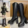 2026 Celebridad de Internet Más Vendidos Botas Martin Estilo Británico Retro de Color Sólido para Mujer Cómodas para Estar de Pie Largas Horas Botas Transpirables Estilo Coreano