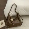 Bolso Tote de Moda, Sencillo, Casual, de Gran Capacidad para Mujer 2025 Invierno Nueva Moda Mochila de un Solo Hombro Multiusos para Viajes Diarios