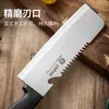 Cuchillo de cocina pequeño multifuncional para mujer para uso doméstico, cuchillo para rebanar de acero inoxidable, raspador de escamas de pescado, cuchillo de cocina multiusos Asakh-No.481A