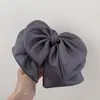2025 Nuevo Tocado Versátil Lazo Pasador de Cabello Satén Elegante Multicapa Clip para Cola de Caballo Clip para Cabello Semirrecogido