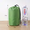 Lona de Tres Compartimentos Poliéster Exterior Primeros Auxilios Saco de Dormir Tienda de Campaña Almacenamiento Portátil Cordón de Nylon Bolsa de Empaque con Cordón