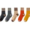 Calcetines Grues para Hombres y Mujeres Calcetines de Media Pantorrilla Estilo Invierno Calcetines Extra Gruesos Calientes Tendencia ins Escolares Japoneses Versátiles Retro Felpa Largos
