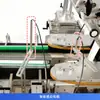 Zonesun Máquina Automática de Etiquetado Perimetral por Cuatro Lados para Cajas de Plástico de Empaque de Alimentos Desechables Cuadradas