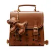 Mochila Feminina Transfronteiriça Nova Versátil Portátil Bolsa Quadrada Pequena Grande Capacidade Moda Nicho Bolsa Transversal de Ombro Único