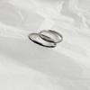 Anillo de acero titanio chapado en oro de 18K unisex moda cara corte diamante anillo de amantes tendencia ins anillo nicho venta al por mayor