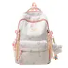 Mochila Doce Estrela Fresca Estilo Japonês Ins Nova de Alto Valor para Alunos do Ensino Fundamental/Médio Casual Leve Feminina de Duas Alças