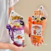 Decoración de Pastel de Cono de Helado para Halloween 2025, Inserto de Calabaza Fantasma Oso, Caja de Empaque para Tazas de Postre
