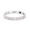 Pulseira Magnética de Energia Destacável Moda Europeia e Americana Popular Transfronteiriça Liga Ecológica com Cravação de Diamantes Pulseira Ajustável Feminina