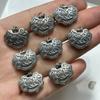 Colgante candado ruyi de plata antigua de Shanxi plata notoginseng 30% contenido de plata accesorios de juego literario DIY