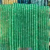 3x4mm turmalina facetada natural cuentas de ábaco cuentas sueltas de cristal accesorios para joyería DIY para pulseras y collares de cuentas