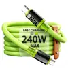 Cable de datos con pantalla digital de carga súper rápida PD240W para tableta de computadora portátil, adecuado para Apple, Huawei, Xiaomi, cable de carga para automóvil