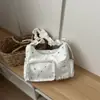 Bolso cruzado de un hombro con diseño de dos piezas, Nuevo modelo 2026, Bolso para fan, Gran capacidad, Bolso de hombro transparente estilo coreano