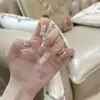 Artículos Únicos en Venta: Uñas Vestibles Estilo Ins, Parches para Uñas Puros y Deseables, Piezas de Uñas Removibles que Iluminan la Piel, Piezas de Uñas Largas y Cortas, Productos de Uñas Terminados