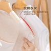 Percha de Madera Maciza Antideslizante Sin Costuras Gruesa Esponjosa de Algodón Perchero para Abrigos Ropa Estante para Ropa No puedo permitirme empacar Perchero para Suéteres Tienda de Ropa Colgar Ropa