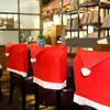 Decorações de Natal Capas de Cadeira de Natal Suprimentos para Festas de Natal Decorações Grandes para Cadeira de Natal