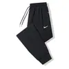 Pantalones Casuales Nuevos de Punto de Algodón Sueltos para Hombre de Primavera y Otoño, Pantalones Largos para Estudiantes, Joggers Elásticos Deportivos para Exteriores, Pantalones de Chándal