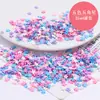 Grânulos de Açúcar em Lata, Flores Coração, Cola Cremosa DIY, Capa de Celular, Pacote de Material Artesanal, Acessórios de Argila Macia de Resina