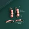 Dispositivo Alterable para Ceñir la Cintura Broche de Imperdible Grande Corsage de Perlas Pin Anti-Exposición de Pedrería Accesorio para Ropa