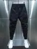 Calças Casuais Masculinas Estilo Coreano Slim Fit Stretch Afuniladas Harem Primavera e Outono Nova Marca de Moda Calças Esportivas Cropped Moda Masculina