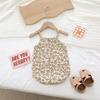 Ropa de verano para bebé, bandolera estampada de cuerpo entero, ropa para niños y niñas, ropa fina de verano para bebé, ropa de escalada linda sin mangas