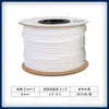 Tubo Numérico Impreso a Máquina de PVC en Blanco Flor de Ciruelo Línea Dentada Interna Funda Marcadora de Números 0.5-25 Cuadrado 1.5 Cuadrado
