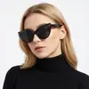 Óculos de Sol Olho de Gato de Moda Europeia e Americana de Armação Grande Óculos de Sol Transfronteiriços da Moda de Alto Nível Óculos de Sol Anti-UV