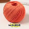 Hilo de algodón hueco de 2 mm en stock, mismo estilo que en Xiaohongshu, hilo de hebra redonda para tejer bolsos, cuerdas, bolsos de ganchillo, hilo para manualidades DIY