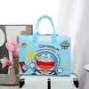 Bolsa de Viaje de Fieltro de Dibujos Animados Gran Capacidad Bolsa de Almacenamiento con Cremallera Estudiante Portátil Se Puede Poner en el Carrito de Equipaje Suministro Transfronterizo