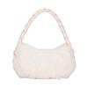 Bolsa de Axila Trançada Bolsa Mao Mao de Nicho Bolsa de Mão Nova Feminina Versátil Sensação de Alto Padrão Bolsa de Ombro de Pelúcia Transfronteiriça