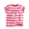 Camiseta de algodón de manga corta para niños 2023, camiseta para bebés, camiseta de algodón con dibujos animados de moda europea y americana.