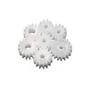 En stock módulo 0.5 engranaje de plástico POM piñón de eje principal 7 8 9 10 11 12 13 14 15 18 dientes