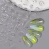 Adesivos de Unha Estrela e Lua Planos 3D Hot Stamping Dourado e Prateado Deus Sol Estrela e Lua Adesivos de Unha Joias Estilo Dh