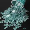 [Polvo de Brillo Lentejuelas de 3 mm 4 mm] Bordado Francés DIY Bordado con Cuentas Bordado Estéreo Accesorios para Ropa Cosidos a Mano Accesorios