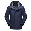 Chaqueta Impermeable para Hombre Tres en Uno Dos Piezas Color Sólido Chaqueta de Trabajo Forro de Pluma de Pato Desmontable LOGOTIPO Transfronterizo