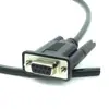 Enchufe Hembra Db9 Personalizado de Fábrica Abierto con Tornillos para Fijar Cable de Computadora, Impresora, Monitor Apertura de Cable