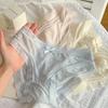 Roupa interior feminina sem costura de seda gelo renda feminina algodão antibacteriano virilha meninas tamanho grande atacado feminino