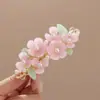 Novo Presilha de Cabelo Flor Pérola Super Fada Chinesa Feminina Fresca Temperamento Grampo de Cabelo Hanfu Qipao Presilha Lateral Meio Preso