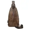 Bolso de Pecho Nuevo para Hombre Satchi Kangaroo Transfronterizo Bolso Cruzado de Gran Capacidad Bolso de Hombro Casual de Negocios Mochila Pequeña Retro