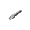 Terminal de Soldadura Jack con Ranura Dividida Pin de Engarzado de Corona Auto-Bloqueante de Plata Chapada de 4 mm Conector Automotriz