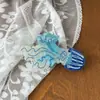 Presilha de Garra Criativa Nicho Patchwork Acetato Série Vida Marinha Presilha de Cabelo Tamanho Médio Água-viva Tubarão Presilha Acessórios de Cabelo Novo