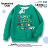 Ropa Leyenda del Alfabeto Sudadera para Niños Manga Larga Primavera y Otoño Ropa Infantil para Niños y Niñas 26 Letras Monstruo Dibujo Animado Estampado Tendencia