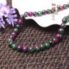 Wanya Crystal Red Green Treasure contas soltas joias acessórios tesouro verde vermelho produtos semiacabados DIY acessórios contas soltas atacado