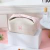 Bolsa de almuerzo portátil para mujer, bolsa de viaje para cosméticos, bolsa de lona para guardar cosméticos, venta al por mayor