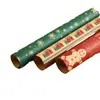 Papel de Regalo de Manzana Navideño al por Mayor Caja de Regalo de Papel Kraft para Fiesta Regalo de Nochebuena Empaque de Regalo Transfronterizo