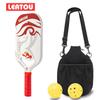Raquete de Pickleball T700 com Quadro Prensado a Quente Sem Limites Fibra de Carbono Fosca Prensada a Quente Peça Única Raquete de Pickleball