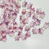 10mm Pequenas Pétalas de Flor de Cerejeira de Vidro Peças de Flores de Vidro DIY Estilo Antigo Flor de Cinco Pétalas Grampo de Cabelo Acessório de Cabelo Materiais para Miçangas Venda por Atacado